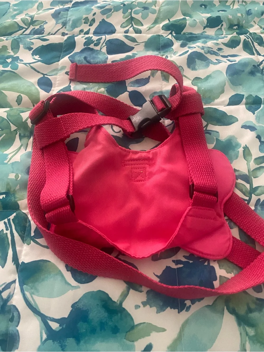 Kids Pink Butterfly Safety Harness with Leash - Adjustable Child Harness